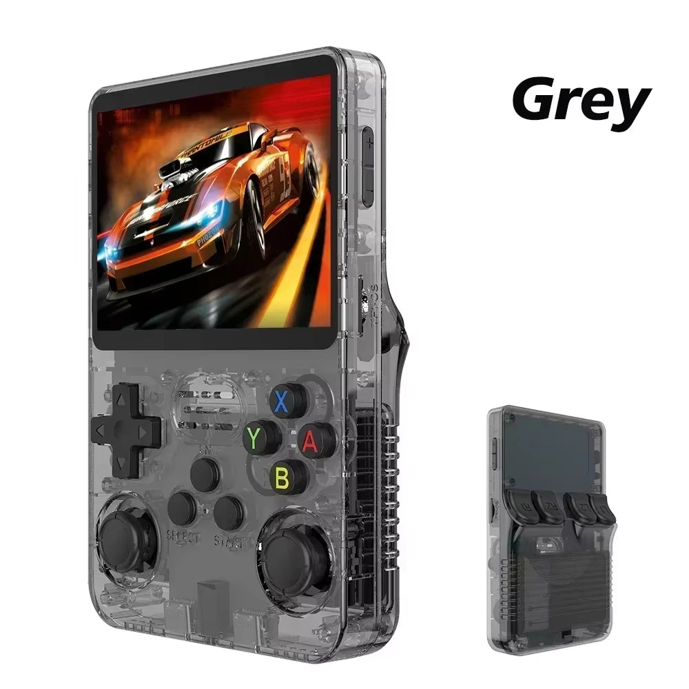 128G Open Source R36S Video Game Console Linux System 3.5 Inch IPS Screen Orange Portable Pocket Video Player 64G 256G Best Game