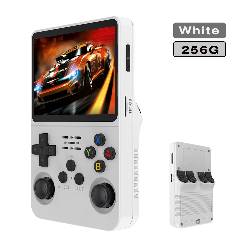 128G Open Source R36S Video Game Console Linux System 3.5 Inch IPS Screen Orange Portable Pocket Video Player 64G 256G Best Game