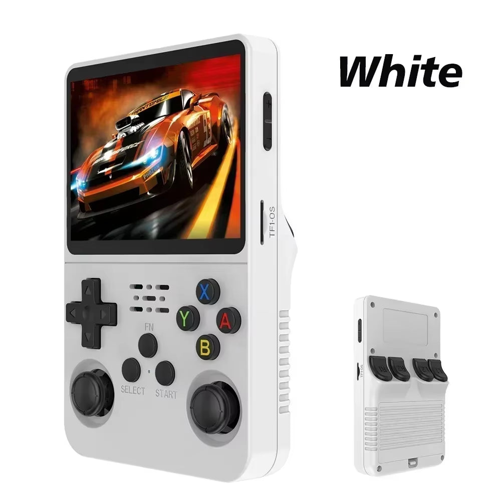 128G Open Source R36S Video Game Console Linux System 3.5 Inch IPS Screen Orange Portable Pocket Video Player 64G 256G Best Game