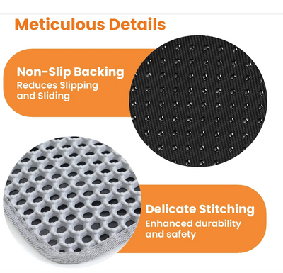 Cat Litter Mat Non Slip Big Pet Litter Box Filter Mat Double Layer Wear Resistant Waterproof Cat Litter Mat Pet Clean Supplies