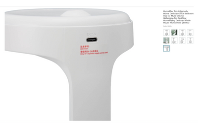 New Anti-Gravity Humidifier Desktop Mute Large Capacity Small Household Air Humidifier Bedroom Air Purification Fog