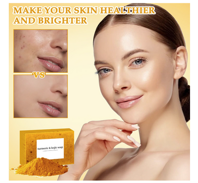 Lemon Turmeric Kojic Soap Bar for All Skin Types